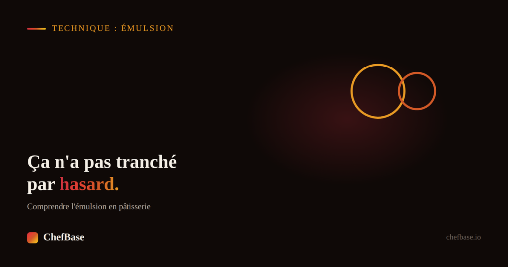 emulsion patisserie couverture chefbase 2