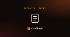 Pastry technical sheet template : ChefBase cover