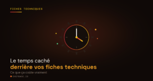 Illustration temps caché derrière la gestion des fiches techniques en pâtisserie